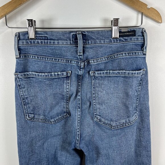 Citizens of Humanity Premium Vtg Olivia High Rise Slim Ankle Button Fly Jeans 25 - Picture 8 of 12